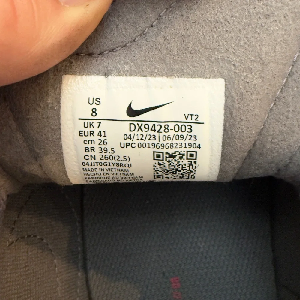 Nike Waffle One SE Anthracite Cool Grey Mens Sneakers DX9428-003‎ Size 8
